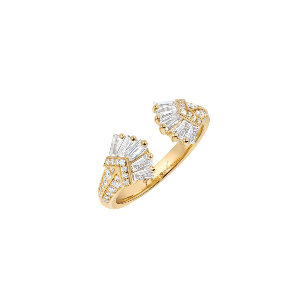 Elements Ring Pave In Diamonds Yellow gold