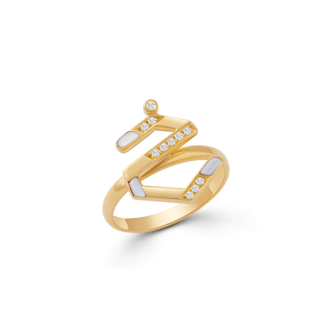 28 Collection-Ring  (خ) - Charmaleena Jewellery