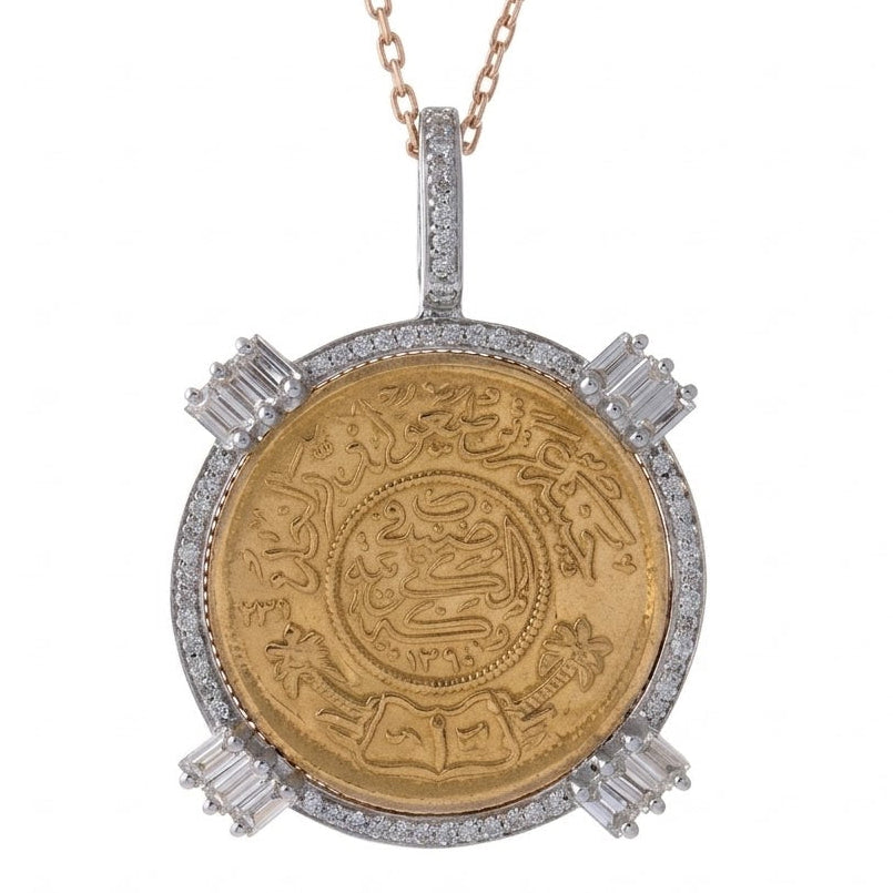 Tales & Treasures - Coin Pendant / Earring - Gold