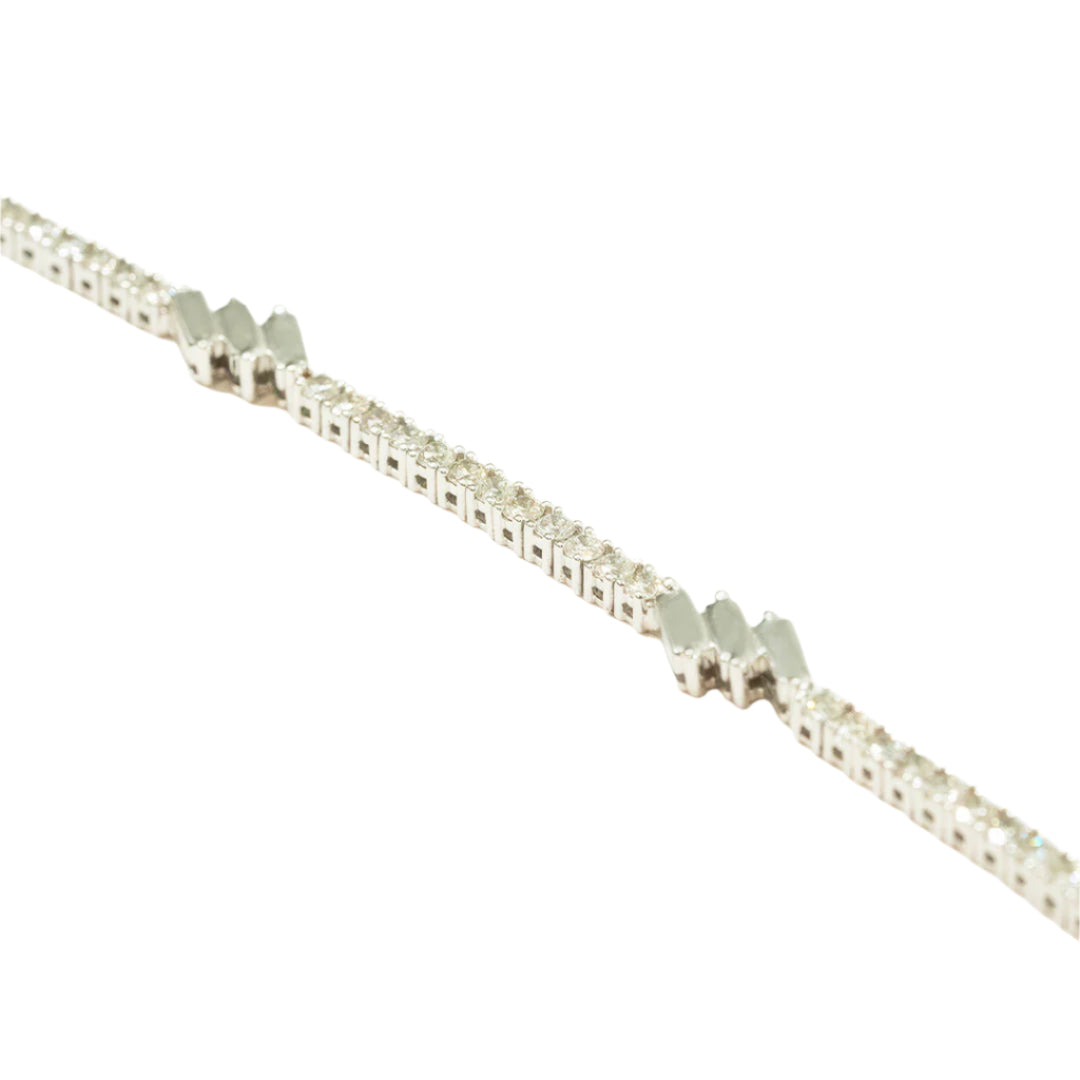 Golden - Tennis Bracelet with Golden Bars