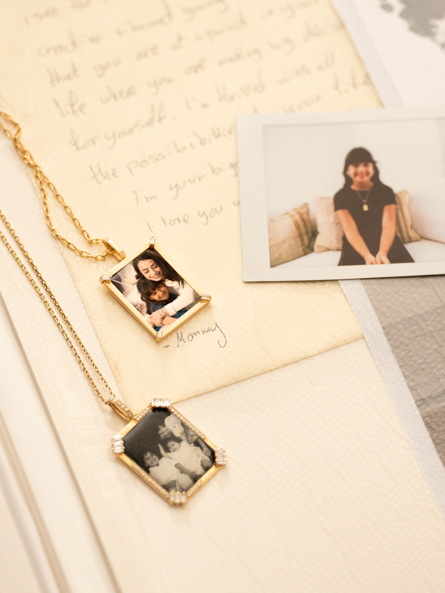 Tales & Treasures -Picture Pendant - Yellow