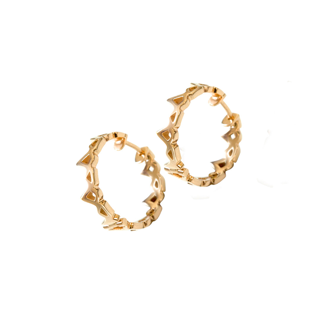 My Star Small Earrings Without Diamonds Yellow Gold