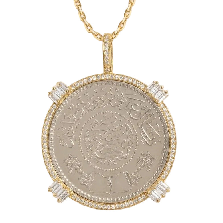 Tales & Treasures - Coin Pendant / Earring - Silver