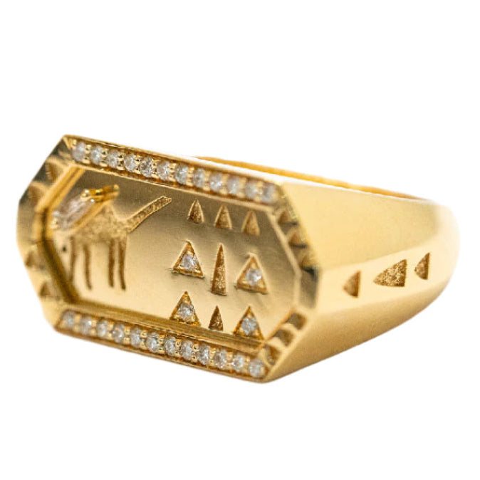 Tales & Treasures- Custom Ring Symbol - From This Land - Charmaleena Jewellery - Diamond Jewellery - Tales & Treasures