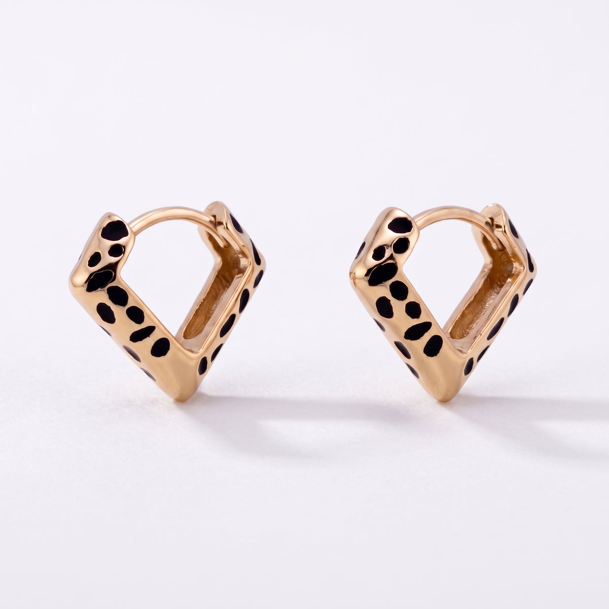 My Heart - Wild At Heart Petite Earrings- Yellow Gold
