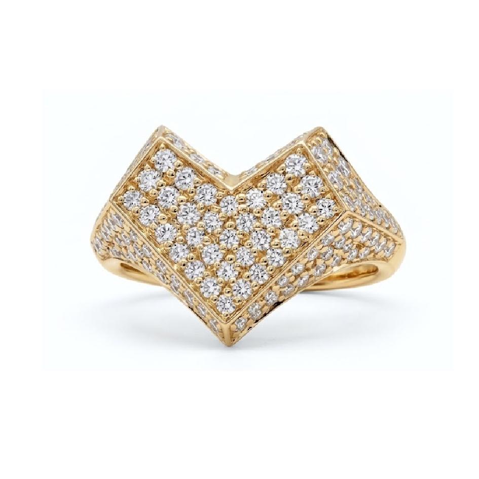 My Heart - Diamond Ring -Yellow Gold