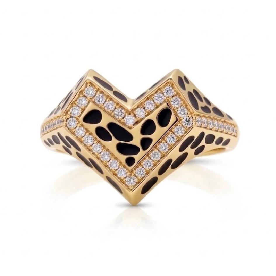 My Heart - Wild At Heart Petite Ring - Yellow Gold