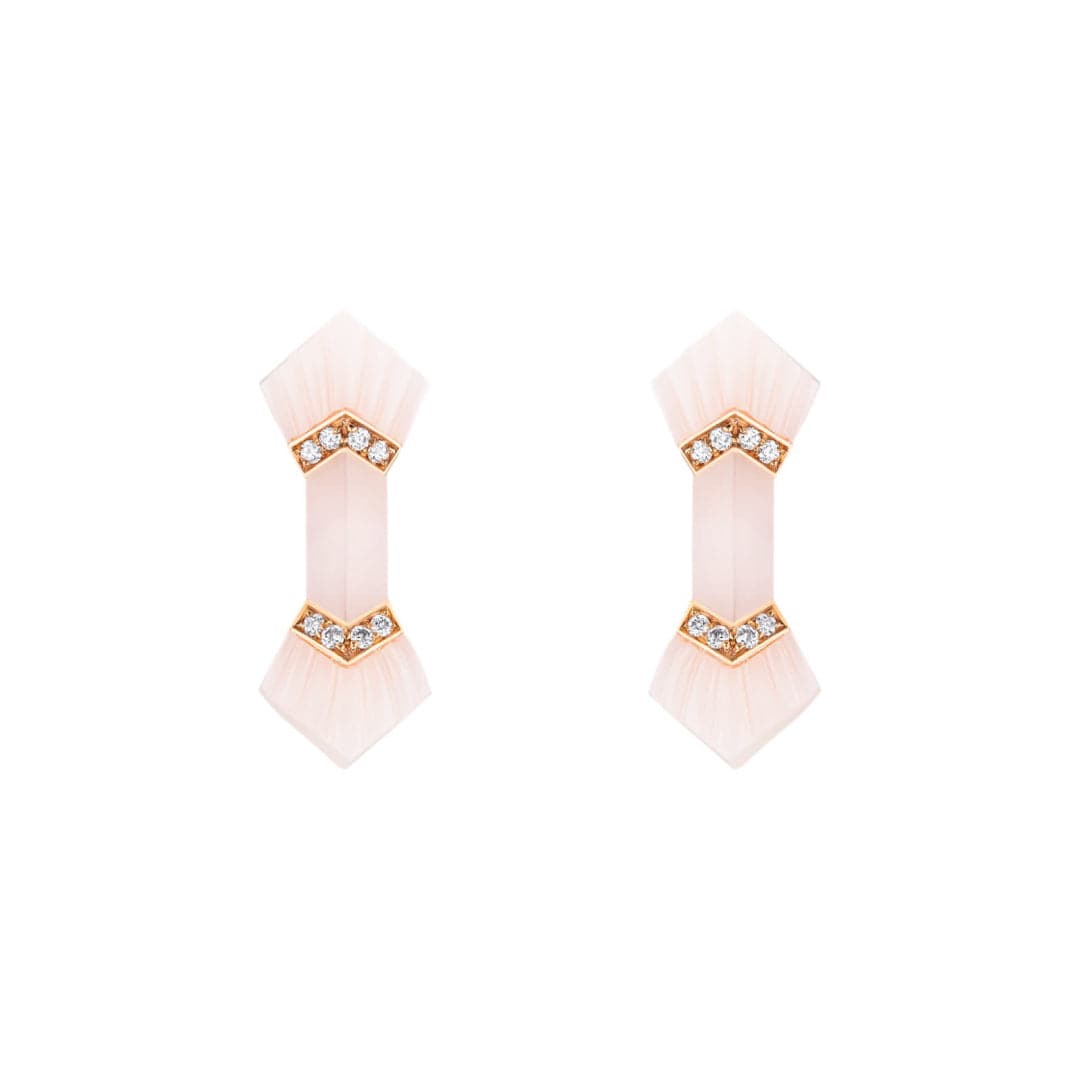 Elements Earrings - Pink - Charmaleena Jewellery