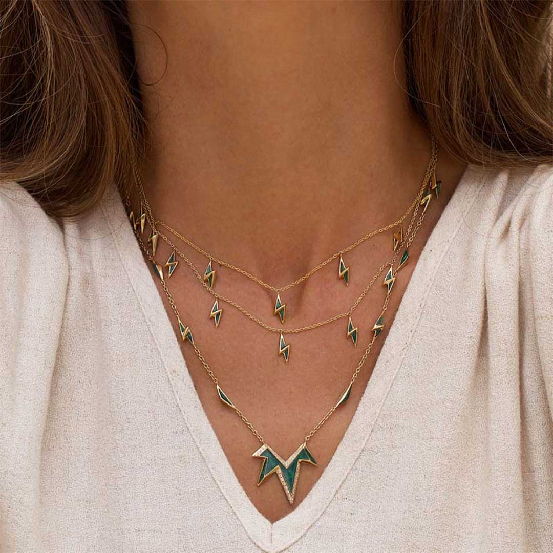 Multi Energy Necklace - Charmaleena Jewellery