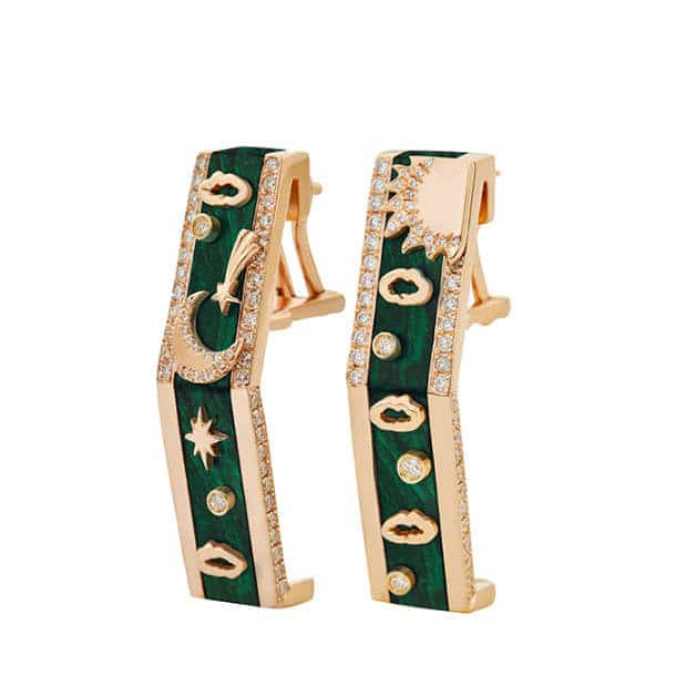 My Sky Day & Night Earrings - Charmaleena Jewellery